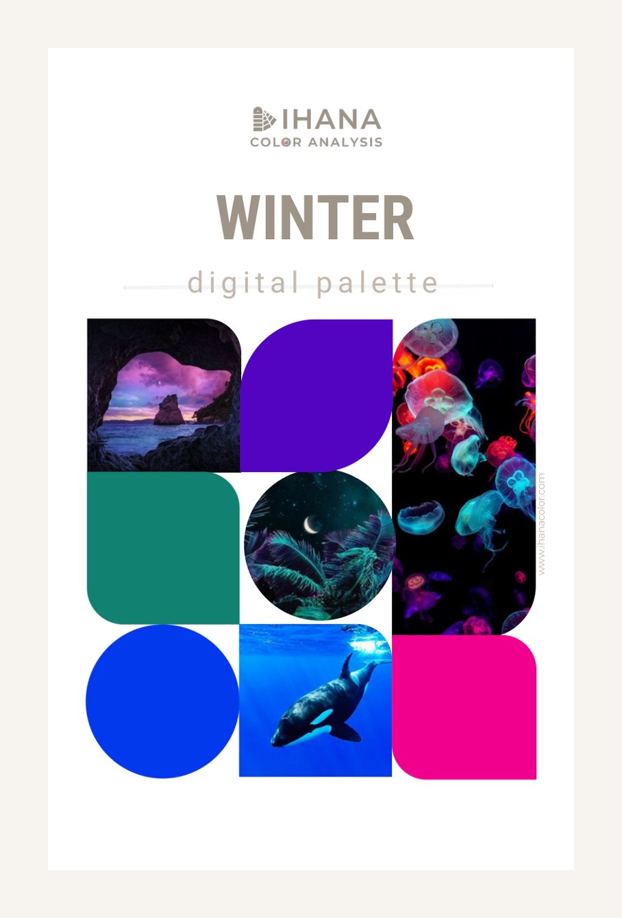 Digital Color Palette (PDF) : Winter