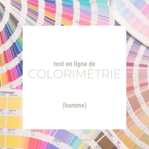 test colorimétrie photo homme