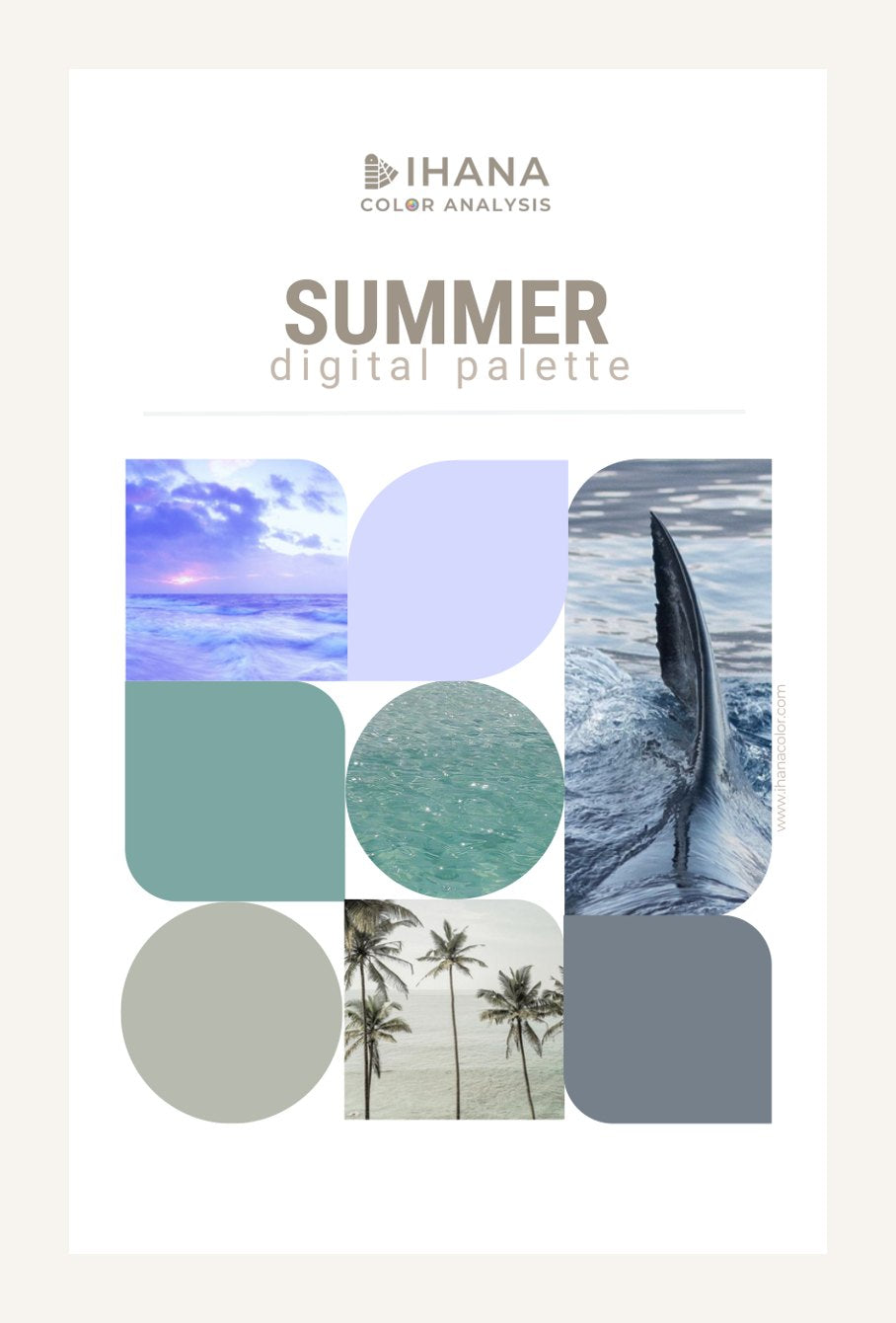 Digital Color Palette (PDF) : Summer